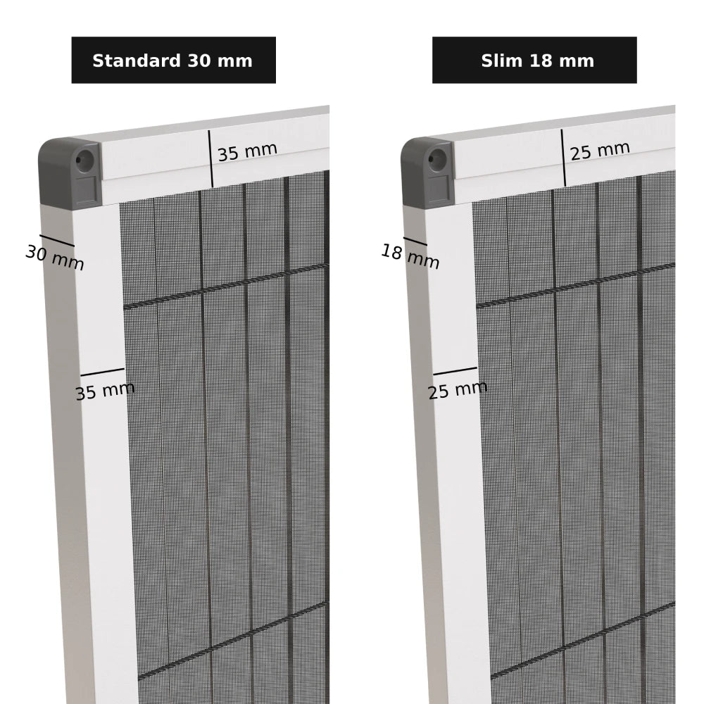 Moustiquaire pour porte double coulissant plissée - Sur mesure